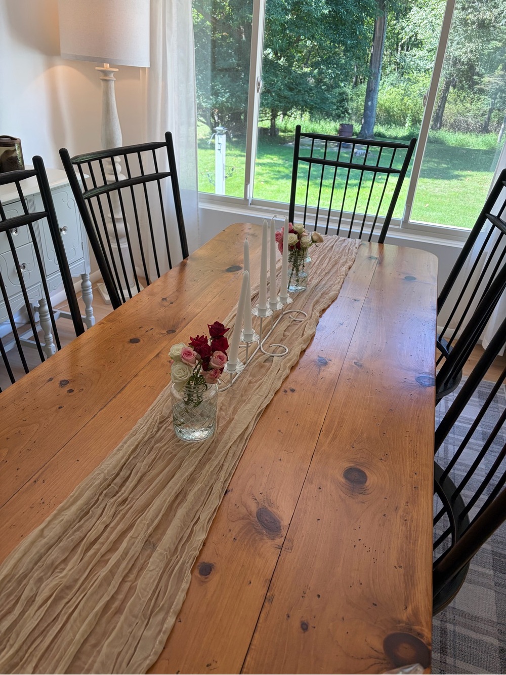 Cheese cloth table runners set of 10 - Picture 3 of 4